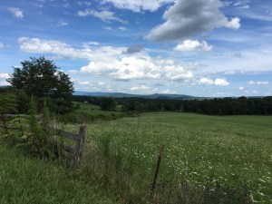 Slanesville, WV, looking toward the North River